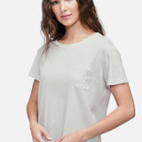 Shop Wildfox Wildfox Sickday Charlie Tee T-Shirt for women – premium loungewear and festival fashion at Spoiled Brat