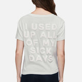 Shop Wildfox Wildfox Sickday Charlie Tee T-Shirt for women – premium loungewear and festival fashion at Spoiled Brat