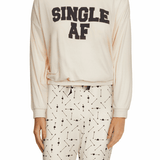 Shop Wildfox Wildfox Single AF Pyjamas as seen on Malin Andersson Pyjamas for women – premium loungewear and festival fashion at Spoiled Brat