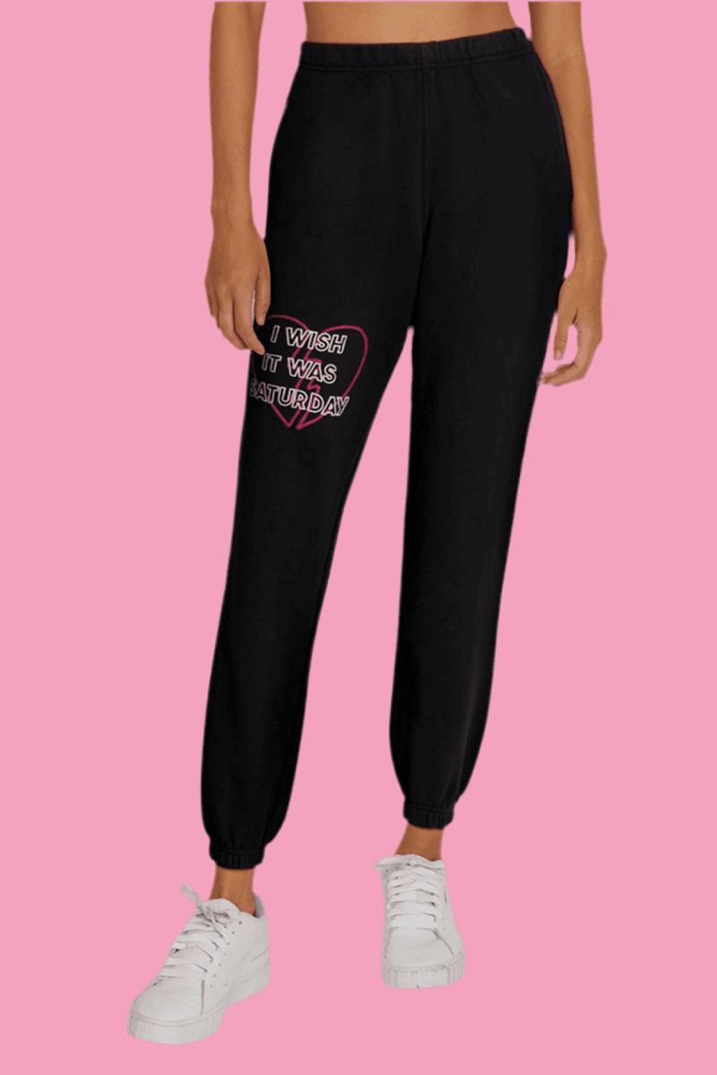 Shop Wildfox Wildfox Wish Saturday Emmy Sweatpants Sweatpants for women – premium loungewear and festival fashion at Spoiled Brat