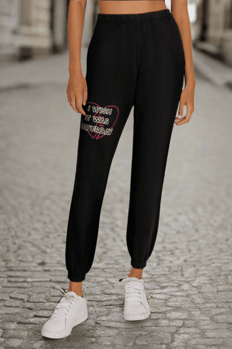 Shop Wildfox Wildfox Wish Saturday Emmy Sweatpants Sweatpants for women – premium loungewear and festival fashion at Spoiled Brat