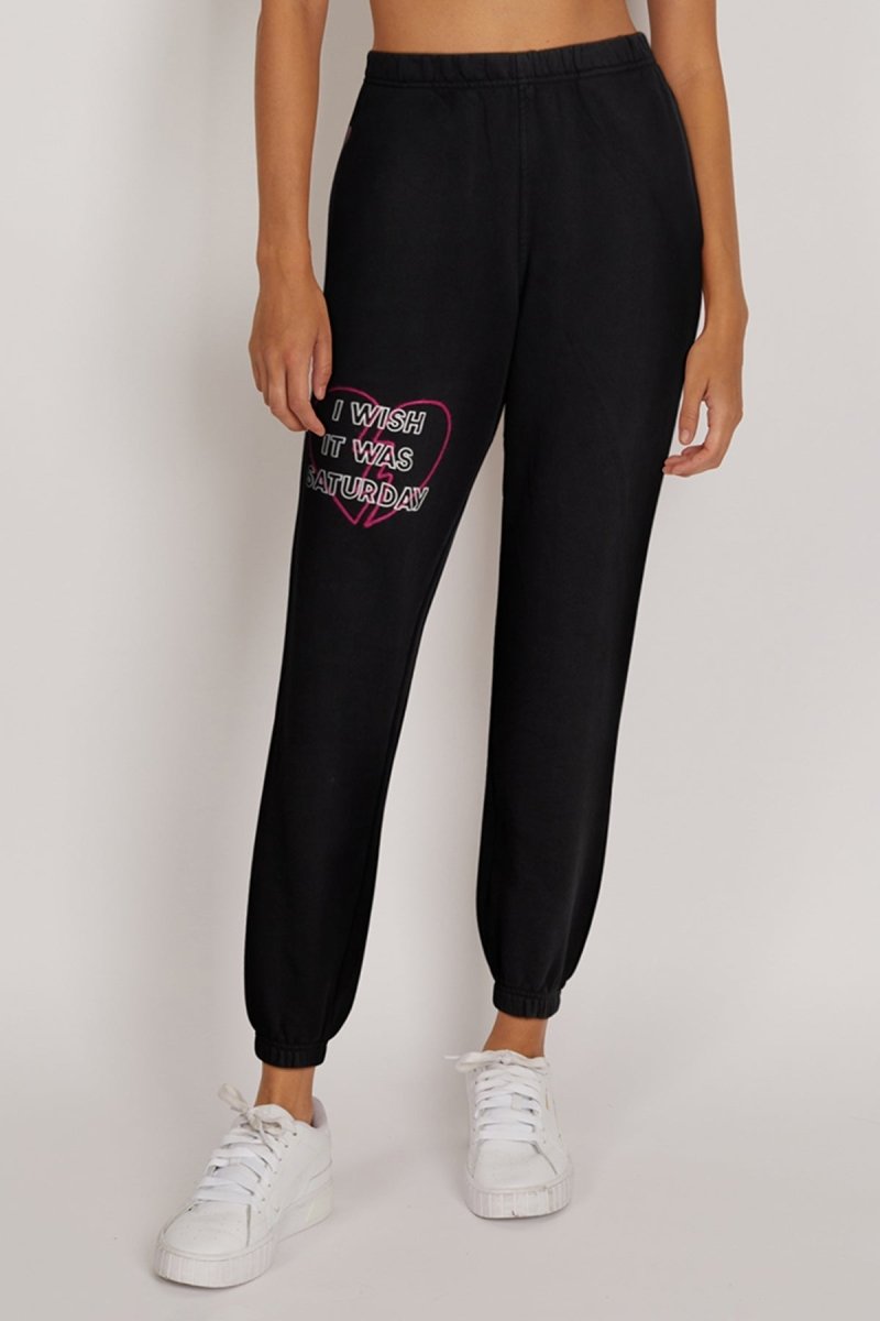 Shop Wildfox Wildfox Wish Saturday Emmy Sweatpants Sweatpants for women – premium loungewear and festival fashion at Spoiled Brat