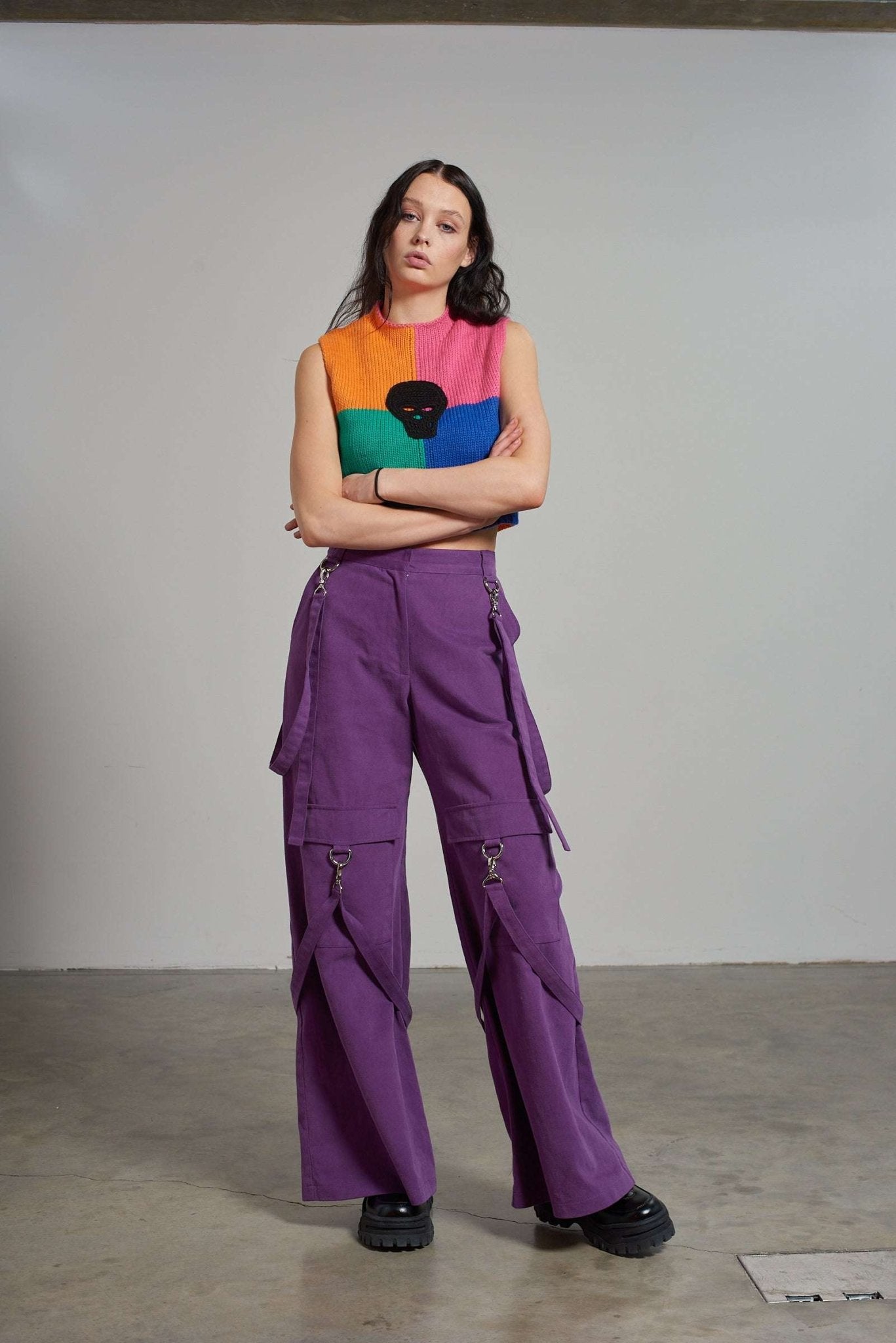 Shop The Ragged Priest The Ragged Priest Destroy Knit Sleeveless Jumper Jumper for women – premium loungewear and festival fashion at Spoiled Brat