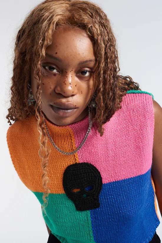 Shop The Ragged Priest The Ragged Priest Destroy Knit Sleeveless Jumper Jumper for women – premium loungewear and festival fashion at Spoiled Brat