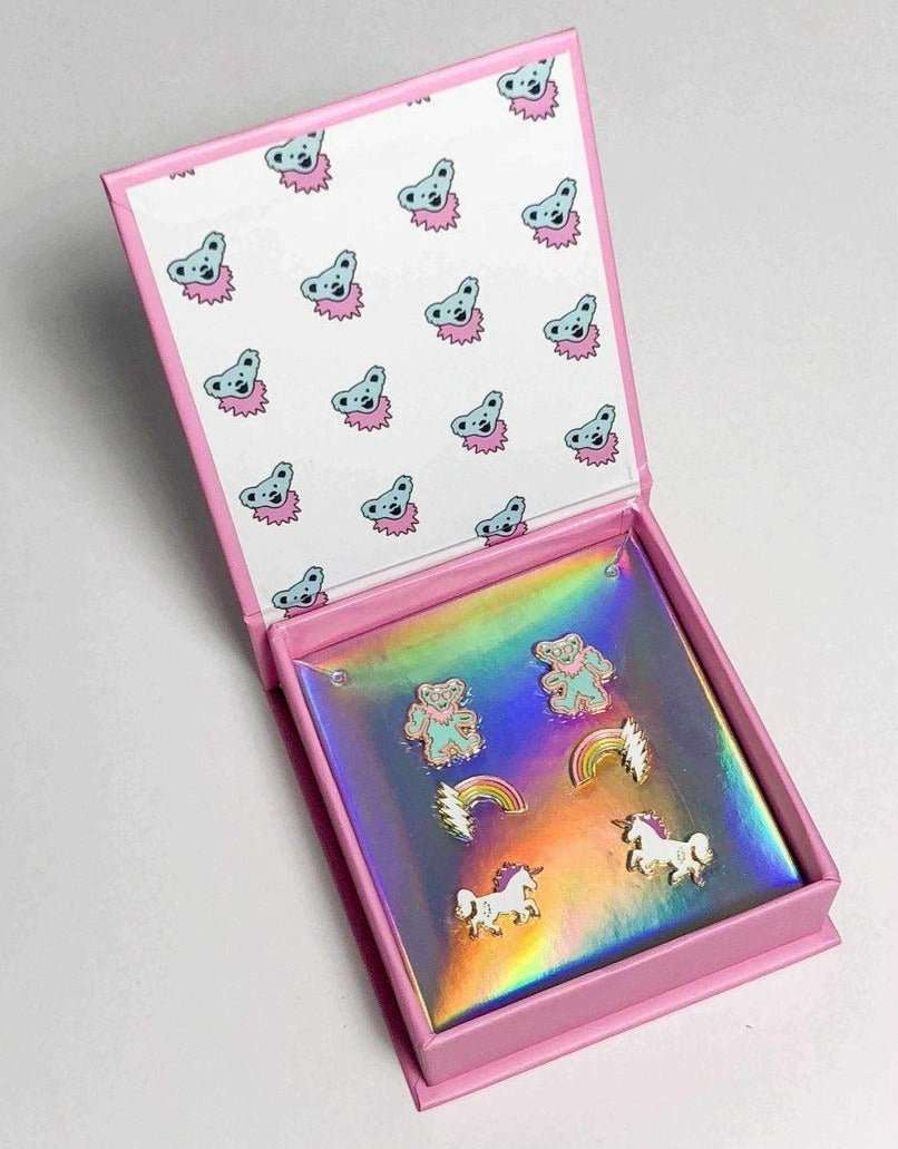 Shop Trixy Starr Trixy Starr x Grateful Dead Earring Set Earrings for women – premium loungewear and festival fashion at Spoiled Brat