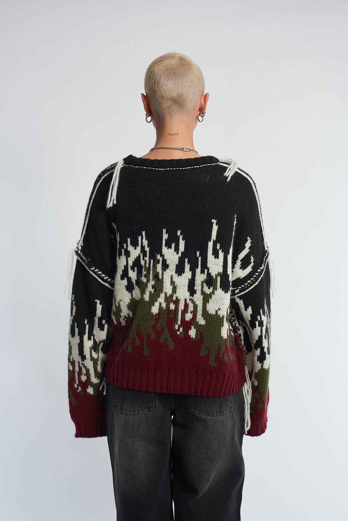 Shop The Ragged Priest The Ragged Priest Burn Chunky Knit Jumper online at Spoiled Brat