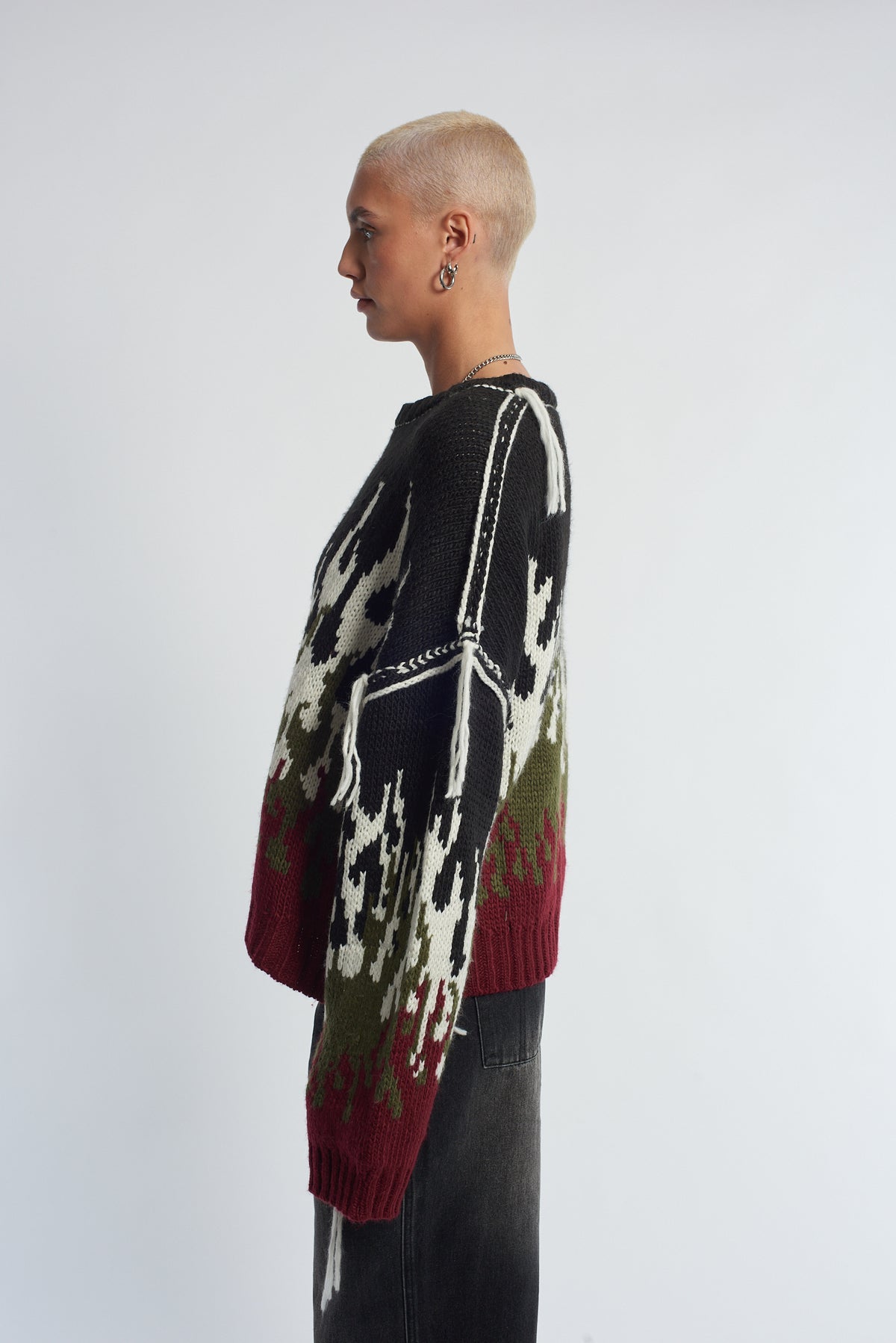 Shop The Ragged Priest The Ragged Priest Burn Chunky Knit Jumper online at Spoiled Brat