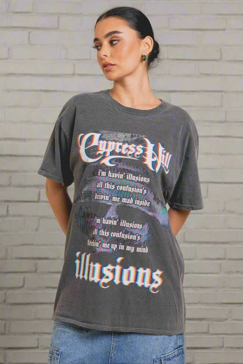 Daisy Street Cypress Hill Washed Tyler Tee T-Shirts by Daisy Street as seen on celebrities