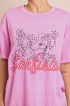 Daisy Street Garfield Washed Tyler Tee T-Shirts by Daisy Street as seen on celebrities