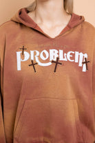 Daisy Street Problem V Neck Hoodie Hoodie by Daisy Street as seen on celebrities