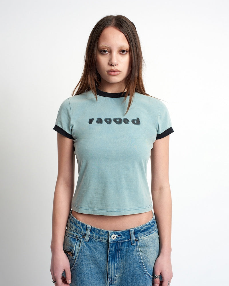 Shop The Ragged Priest The Ragged Priest Blur Baby Tee online at Spoiled Brat