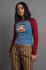 Shop Daisy Street Paul Frank x Daisy Street Long Sleeved Raglan Top online at Spoiled Brat