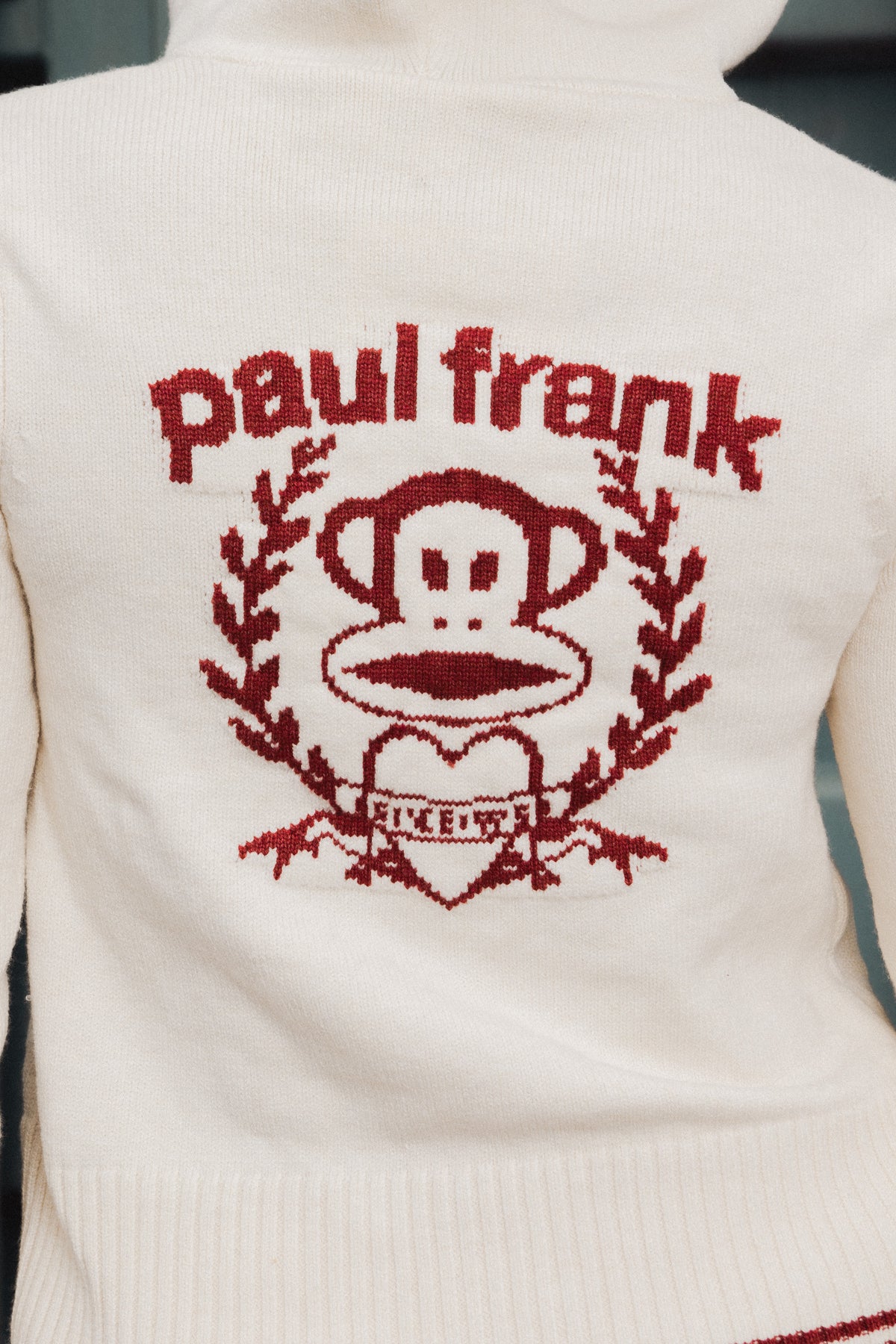 Shop Daisy Street Paul Frank x Daisy Street Knitted Zip Through Hoodie online at Spoiled Brat