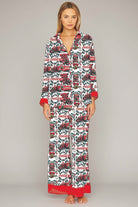 The Laundry Room Happy Coca-Cola Holidays Silky PJ Set