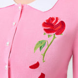 Disney Beauty & The Beast Pink Rose Cardigan - Spoiled Brat