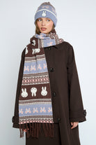 Daisy Street Miffy Intarsia Scarf