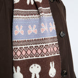 Daisy Street Miffy Intarsia Scarf