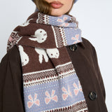 Daisy Street Miffy Intarsia Scarf