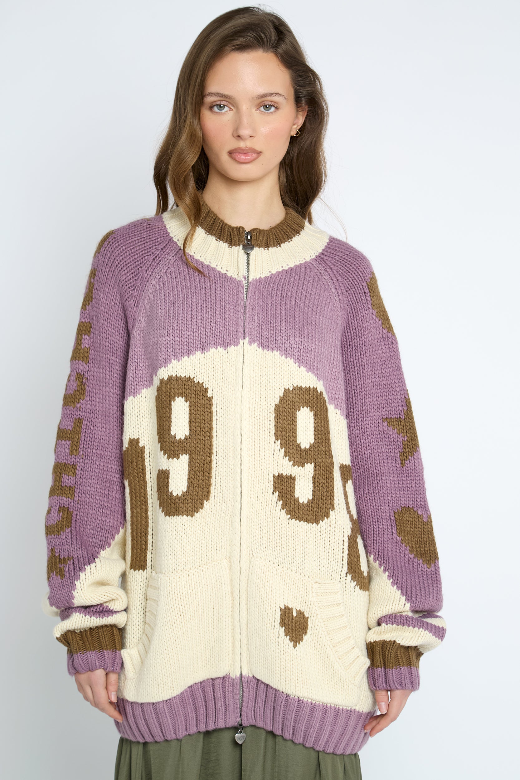 Daisy Street Parfait Knit Hoodie