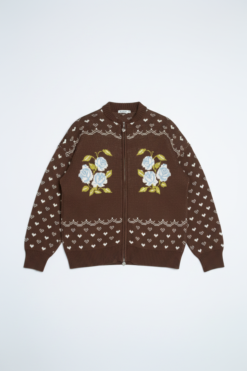 Daisy Street Rosette Cardigan