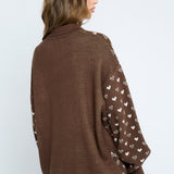 Daisy Street Rosette Cardigan