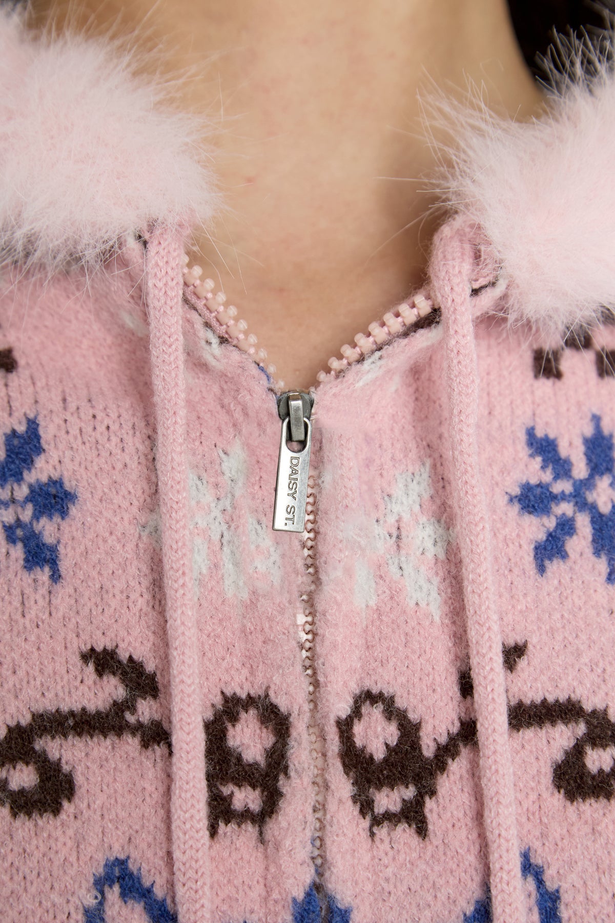 Daisy Street Taffy Miffy Knit Cardigan