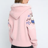 Daisy Street Taffy Miffy Knit Cardigan
