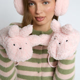 Daisy Street Miffy Pink Mitten Gloves