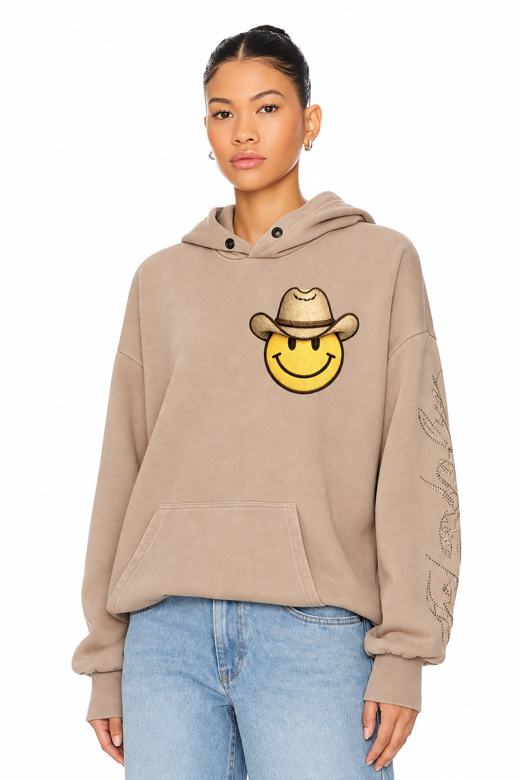 The Laundry Room Smiley Cowboy Hideout Hoodie
