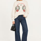 The Laundry Room Holly Berries Betty Boop Christmas Sweater