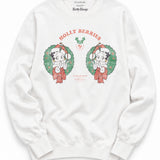 The Laundry Room Holly Berries Betty Boop Christmas Sweater