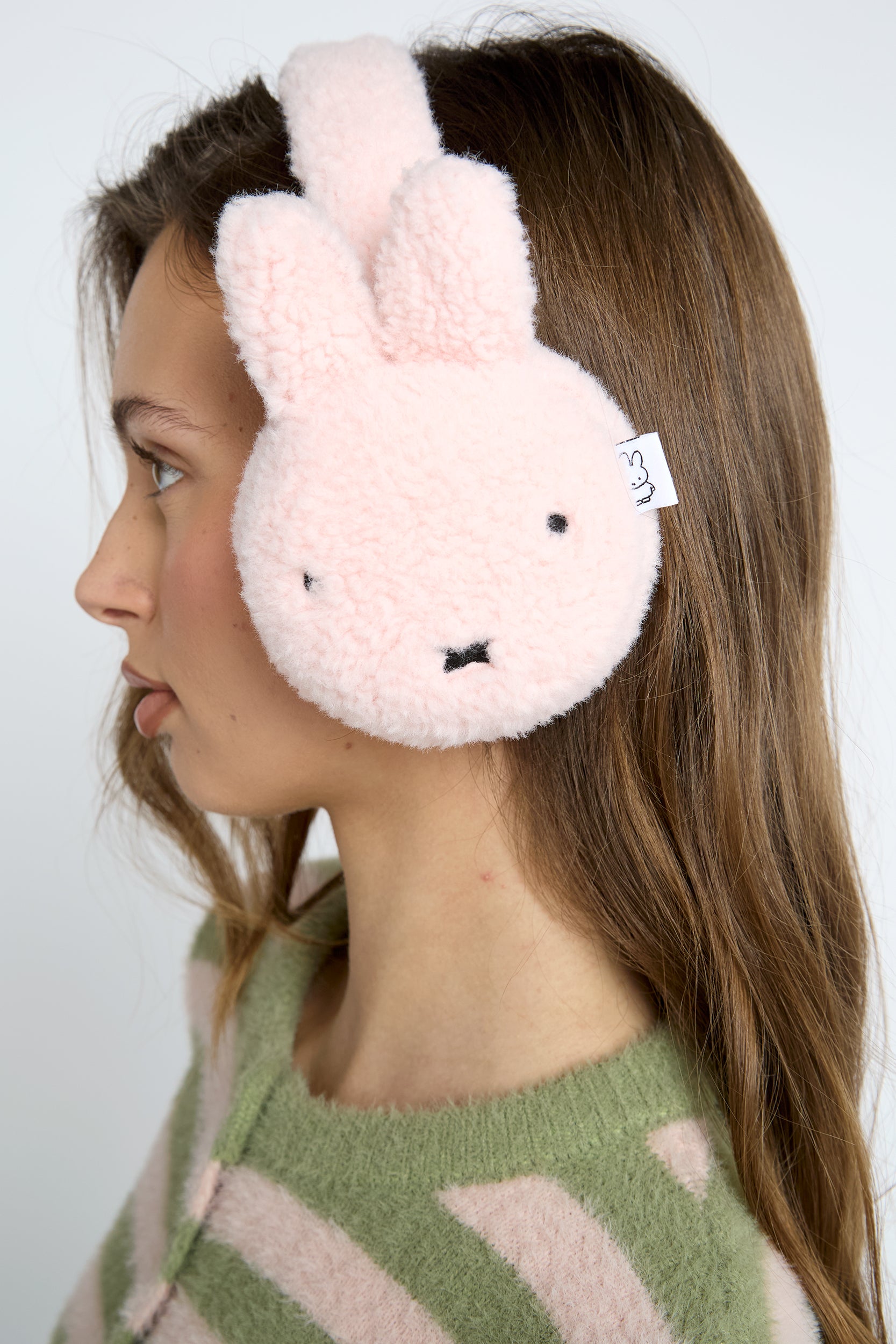 Daisy Street Miffy Pink Borg Ear Muffs