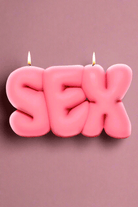 Wavey Casa SEX Pink Puffer Candle Candles by Wavey Casa as seen on celebrities