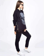 Shop Lauren Moshi Lauren Moshi Corbin Heart Eye Skull Pullover online at Spoiled Brat