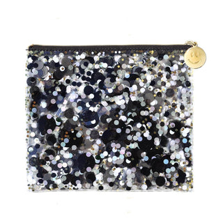 Shop Packed Party Spirit Squad Blackout Confetti Everything Pouch - Premium Clutch Bag from Packed Party Online now at Spoiled Brat 