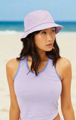 Shop Frankies Bikinis Frankies Bikinis Lilac JAX Bucket Hat online at Spoiled Brat