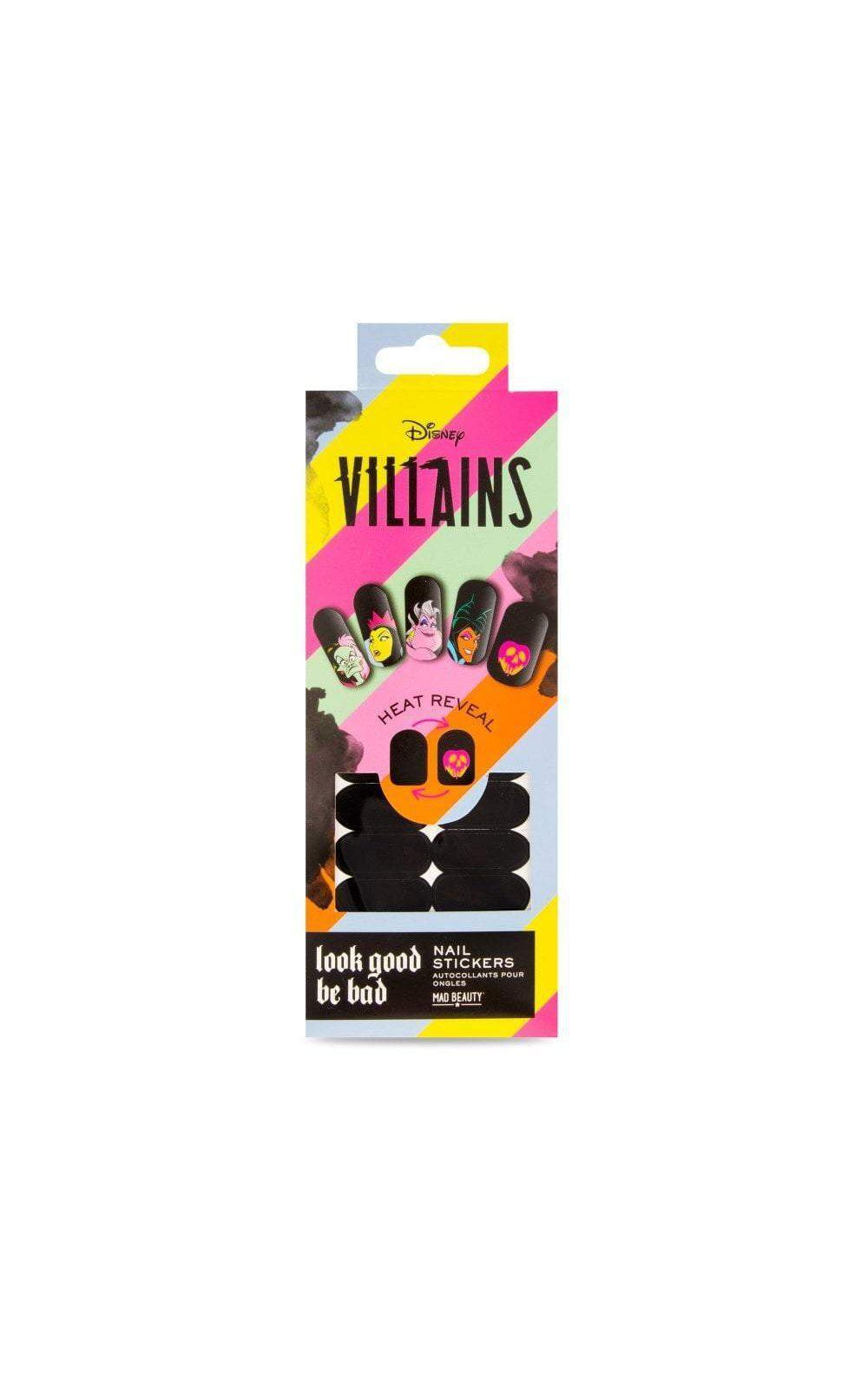 Mad Beauty Disney Pop Villains Heat Reveal Nail Stickers Nail Art by Mad Beauty as seen on celebrities
