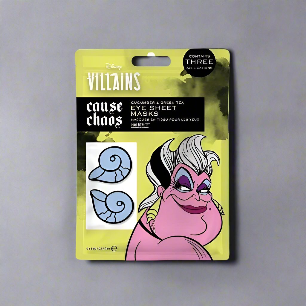 Shop Mad Beauty Mad Beauty Disney Pop Villains Tissue Eye Masks online at Spoiled Brat