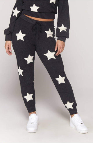 Shop Spiritual Gangster Serenity Star Knit Jogger - Premium Sweatpants from Spiritual Gangster Online now at Spoiled Brat 