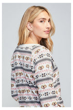 Shop Wildfox Wildfox Sweet Stitch Sommers Christmas Sweater online at Spoiled Brat