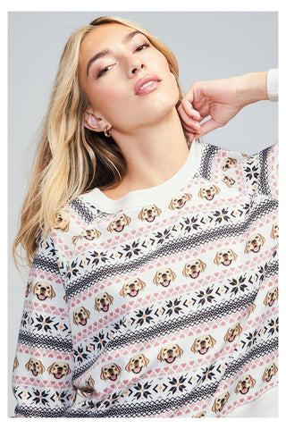 Shop Wildfox Sweet Stitch Sommers Christmas Sweater - Spoiled Brat  Online