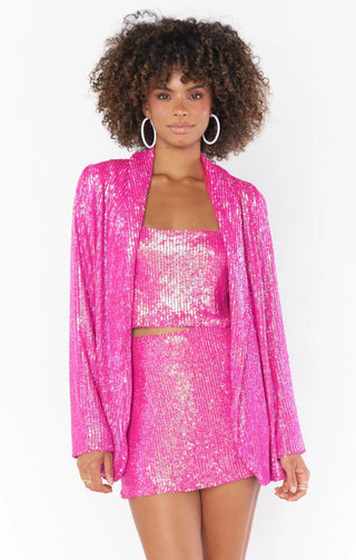 Shop Show Me Your Mumu All Night Skort in Pink Disco Sequin - Spoiled Brat  Online