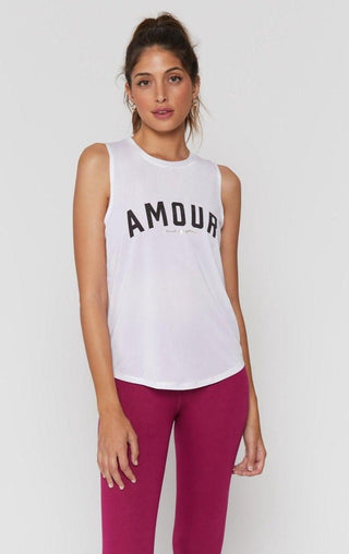 Shop Spiritual Gangster Amour Active Muscle Tank Top - Premium Tank Top from Spiritual Gangster Online now at Spoiled Brat 