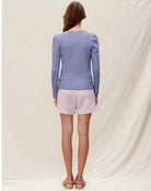 Sundry Clothing Square Neck Long Sleeve Top T-Shirt by Sundry as seen on celebrities