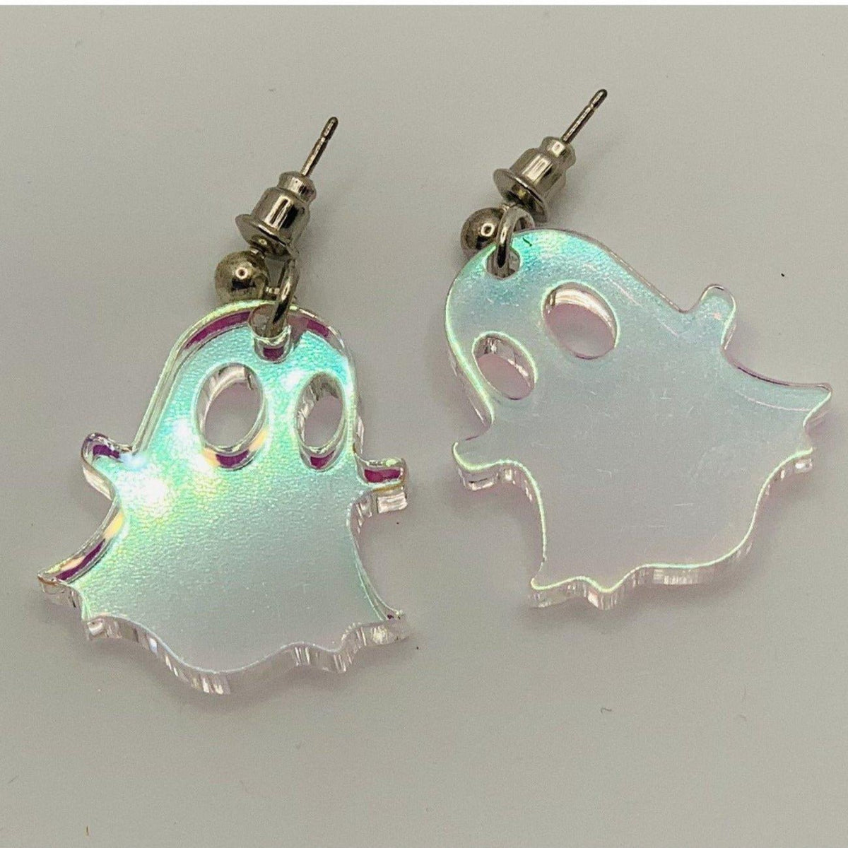 Shop Suzywan DELUXE Suzywan DELUXE Holographic Ghost Halloween Earrings online at Spoiled Brat