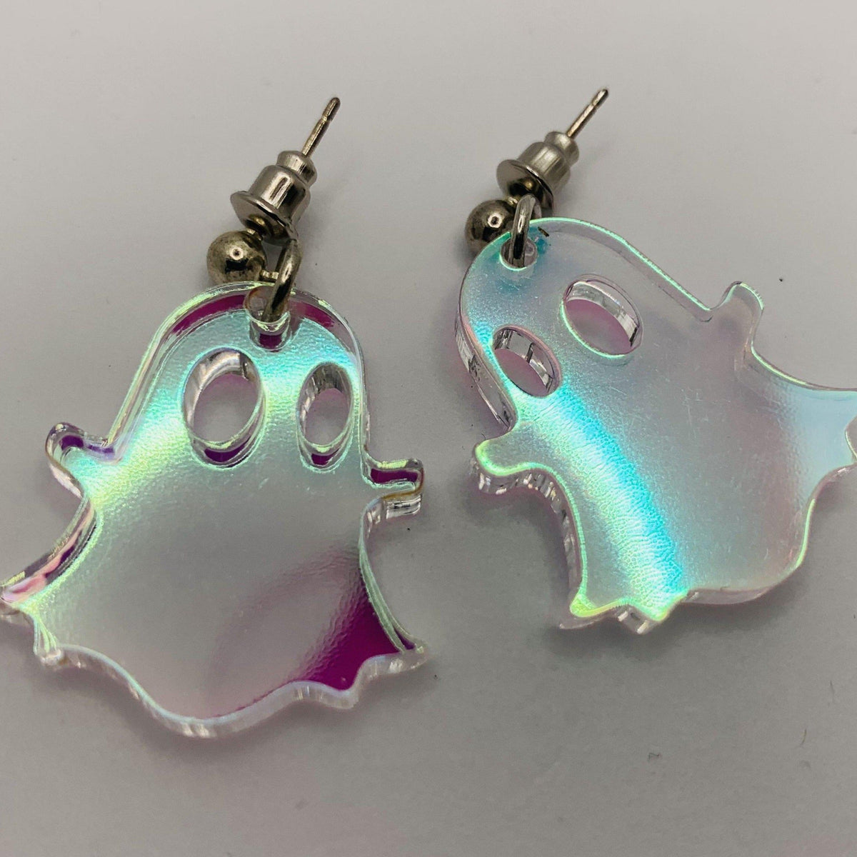 Shop Suzywan DELUXE Suzywan DELUXE Holographic Ghost Halloween Earrings online at Spoiled Brat