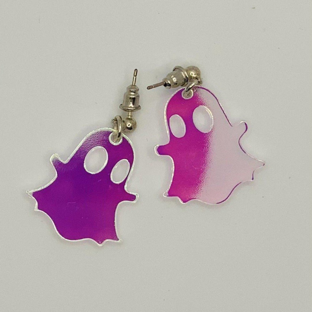 Shop Suzywan DELUXE Suzywan DELUXE Holographic Ghost Halloween Earrings online at Spoiled Brat