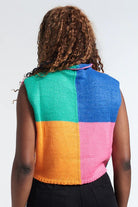 The Ragged Priest Destroy Knit Sleeveless Jumper Jumper by The Ragged Priest as seen on celebrities