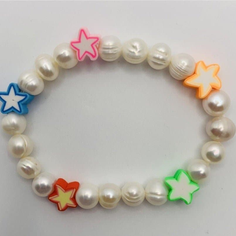 Shop Bracha Bracha All Fun Star Pearl Bracelet Bracelet for women – premium loungewear and festival fashion at Spoiled Brat