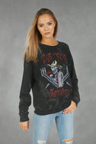 Shop Lauren Moshi Lauren Moshi Anela ZZ Top Band Sweater Sweater for women – premium loungewear and festival fashion at Spoiled Brat